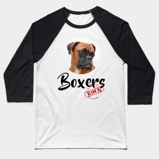 Boxers Rock! Baseball T-Shirt